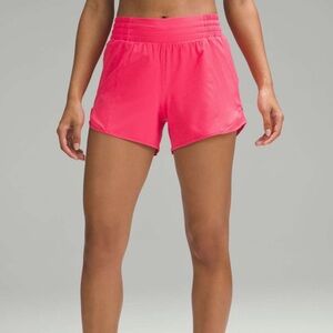Lululemon Hotty Hot High-Rise Lined Short 4" Lip Gloss size 2